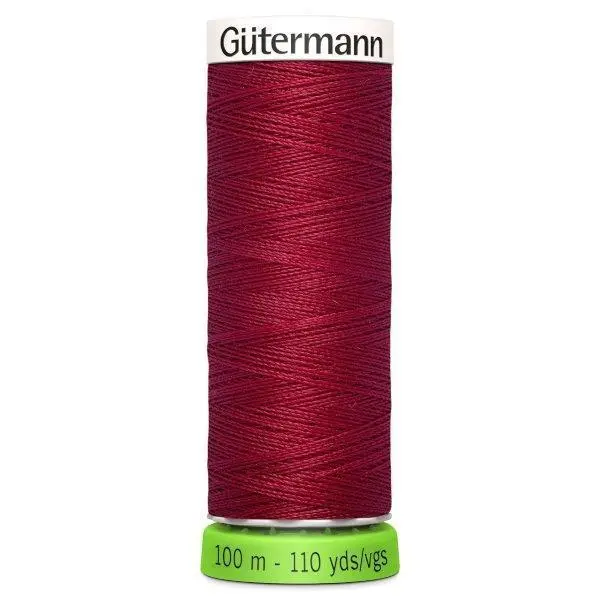 Gutermann Recycled Thread 100M, Colour 384 Wine 1