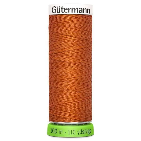Gutermann Recycled Thread 100M, Colour 982 Orange 1