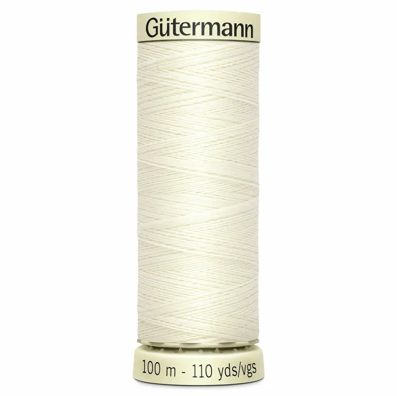 Gutermann Sew All Thread Colour 1 Ivory 1