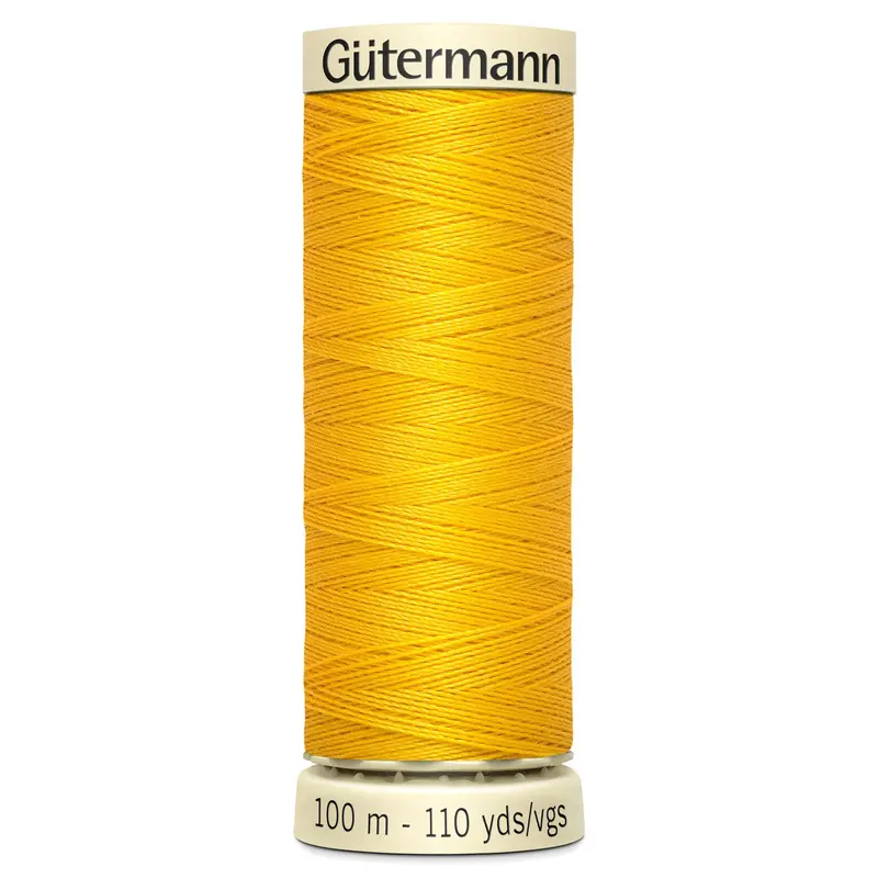 Gutermann Sew All Thread Colour 106 Yellow 1