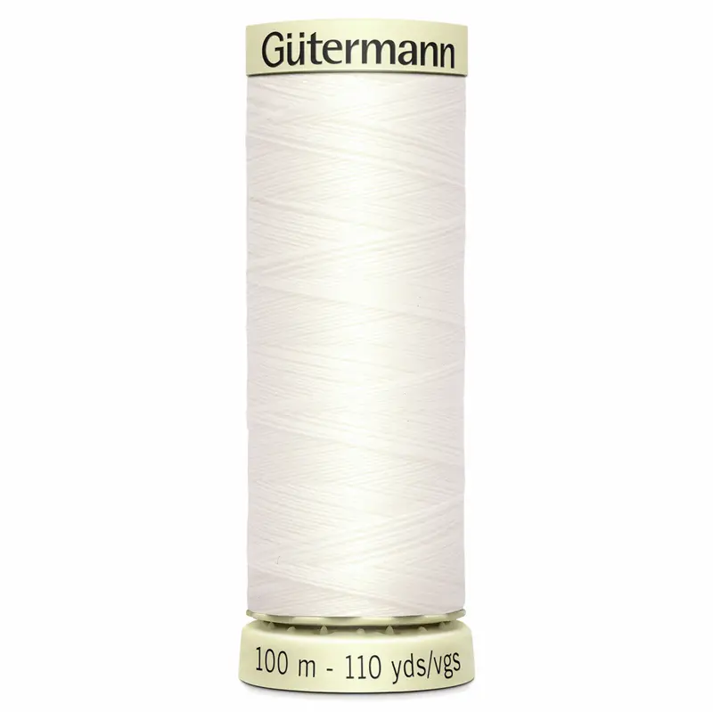 Gutermann Sew All Thread Colour 111 Off White 1