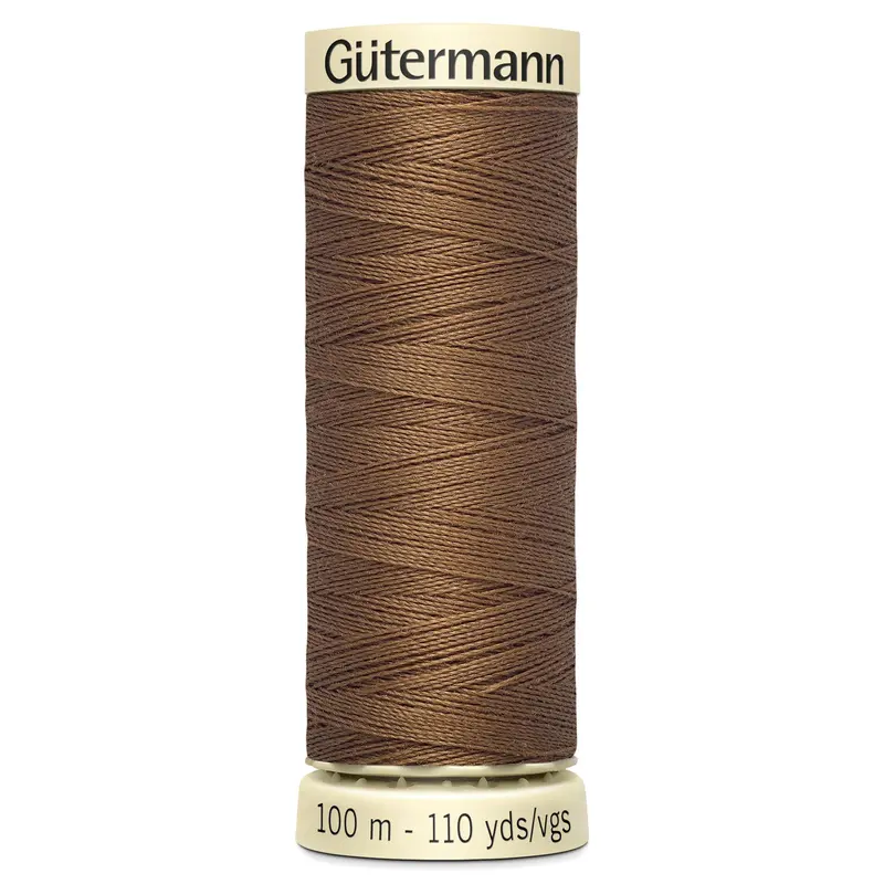 Gutermann Sew All Thread Colour 124 Light Brown 1