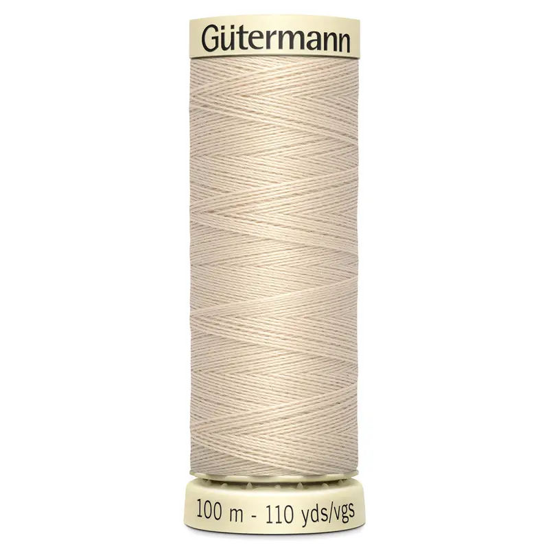 Gutermann Sew All Thread Colour 169 Cream 1