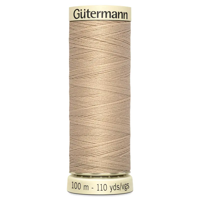 Gutermann Sew All Thread Colour 186 Beige 1
