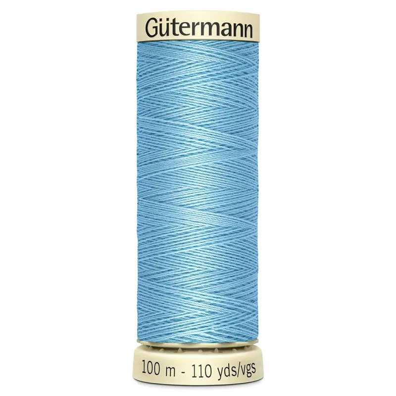 Gutermann Sew All Thread Colour 196 Pale Blue 1