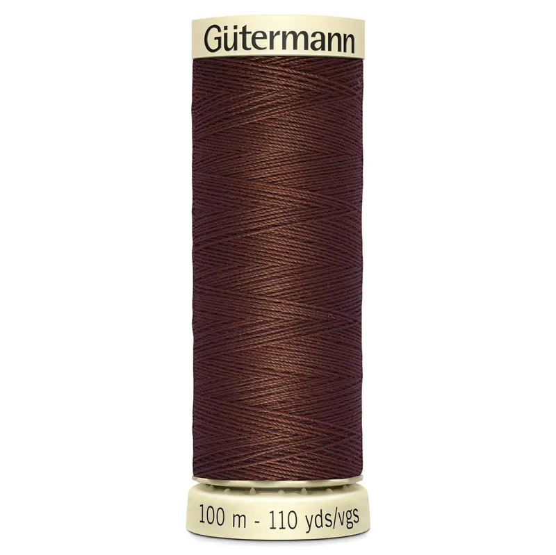 Gutermann Sew All Thread Colour 230 Mid Brown 1