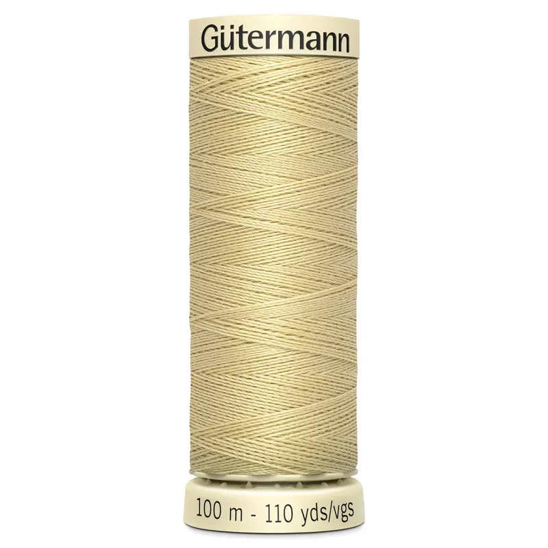 Gutermann Sew All Thread Colour 249 Sand Gold 1