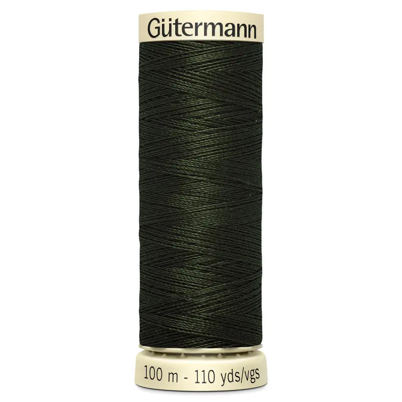 Gutermann Sew All Thread Colour 304 Dark Moss Green 1