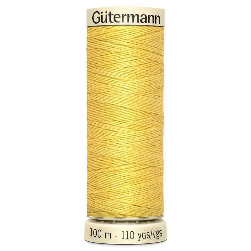 Gutermann Sew All Thread Colour 327 Yellow 1