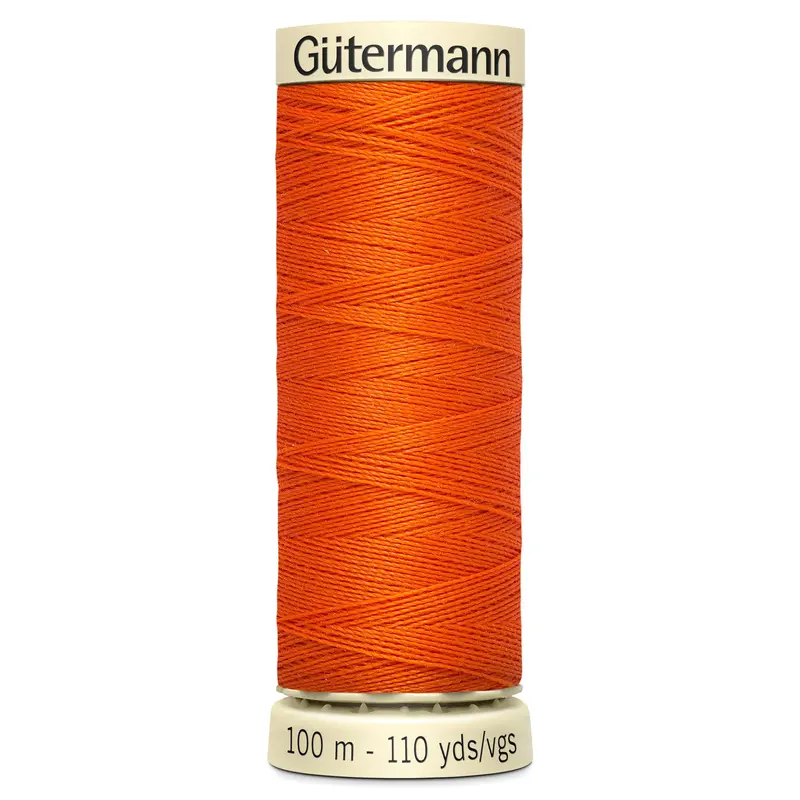 Gutermann Sew All Thread Colour 351 Orange 1