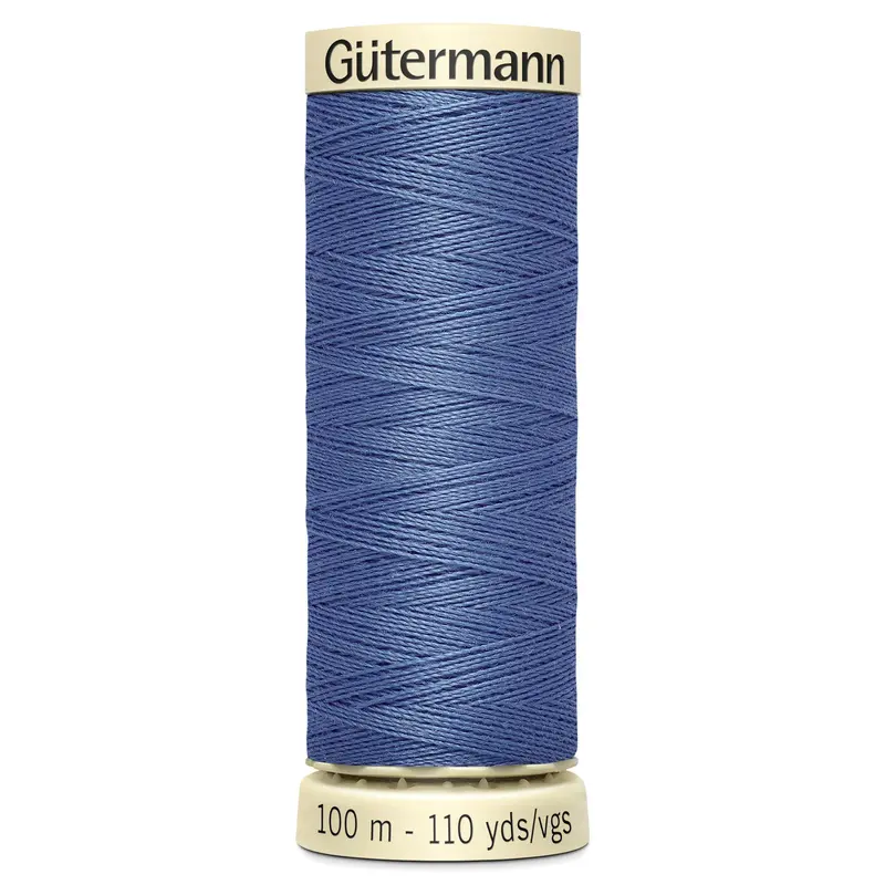 Gutermann Sew All Thread Colour 37 Dusky Blue 1
