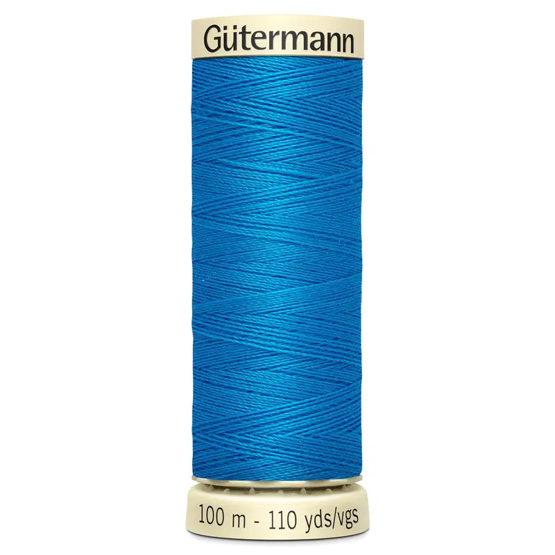 Gutermann Sew All Thread Colour 386 Caribbean Blue 1