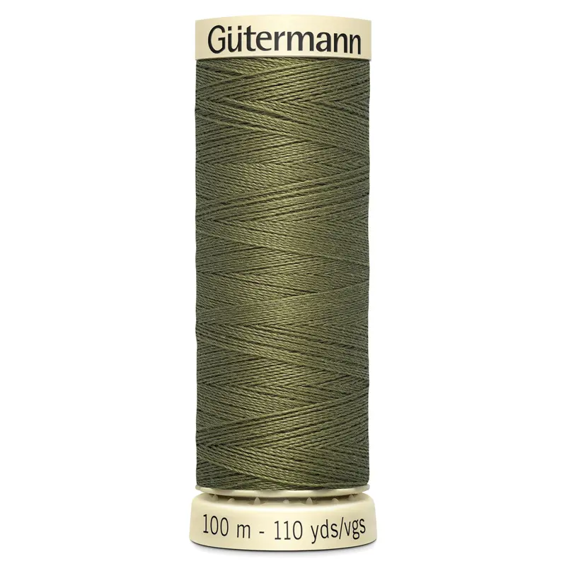 Gutermann Sew All Thread Colour 432 Dark Khaki 1