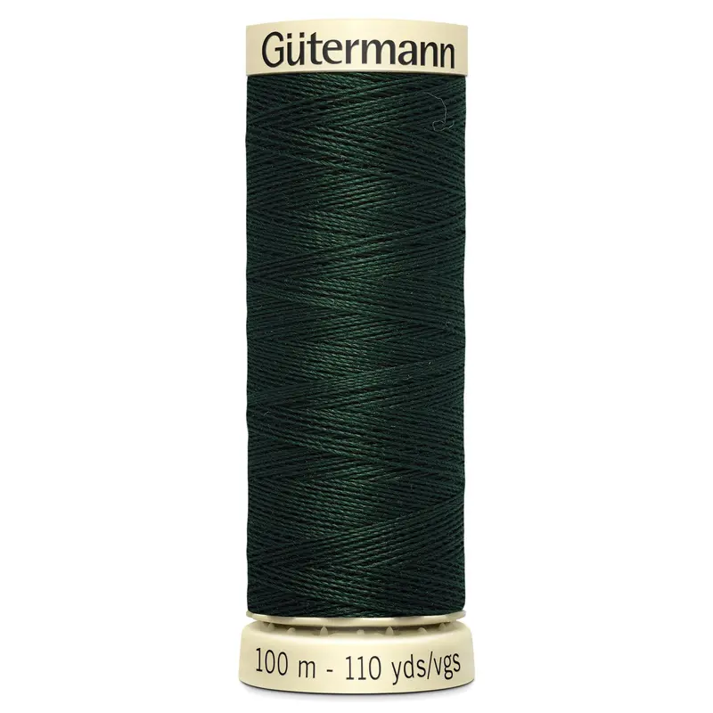 Gutermann Sew All Thread Colour 472 Dark Green 1