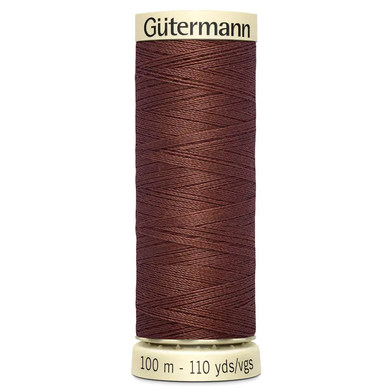 Gutermann Sew All Thread Colour 478 Mid Brown 1