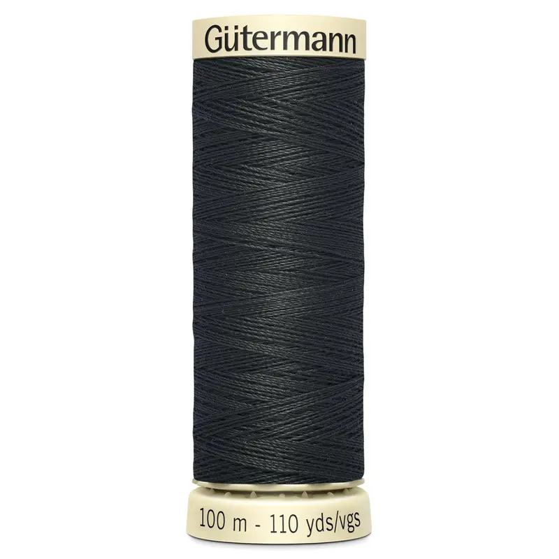 Gutermann Sew All Thread Colour 542 Very Dark Grey 1