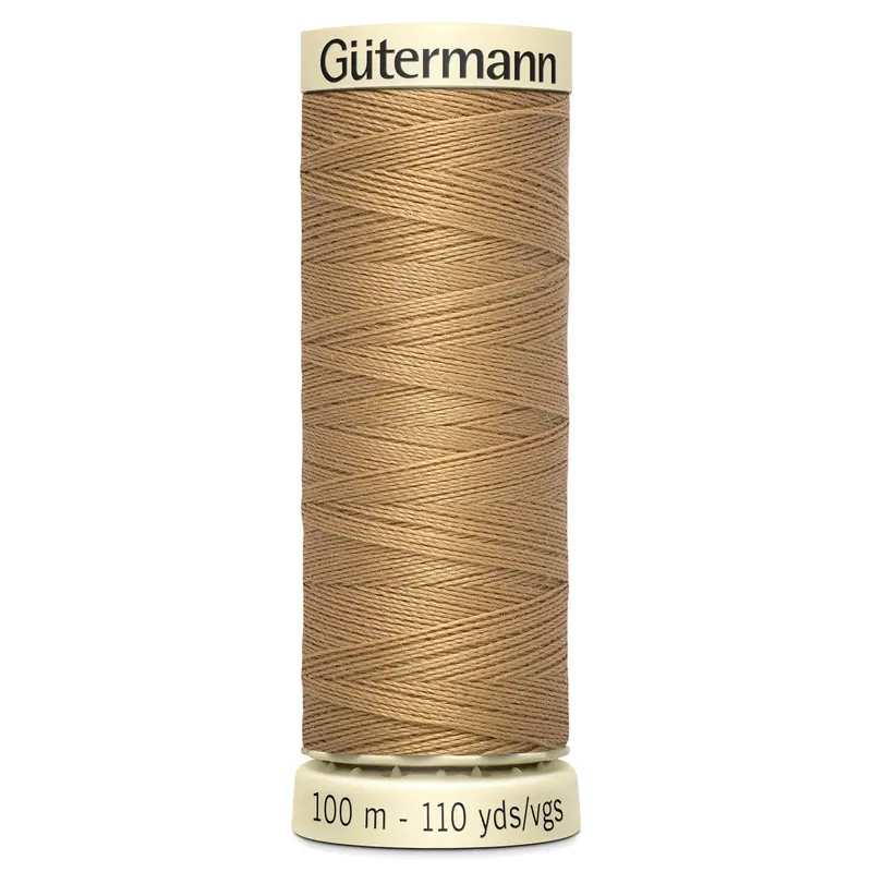 Gutermann Sew All Thread Colour 591 Old Gold 1