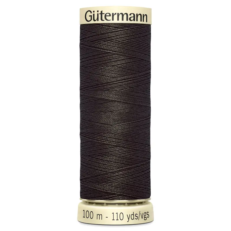 Gutermann Sew All Thread Colour 671 Dark Brown 1