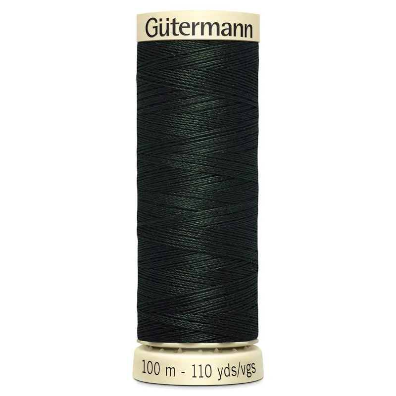 Gutermann Sew All Thread Colour 687 Very Dark Green 1