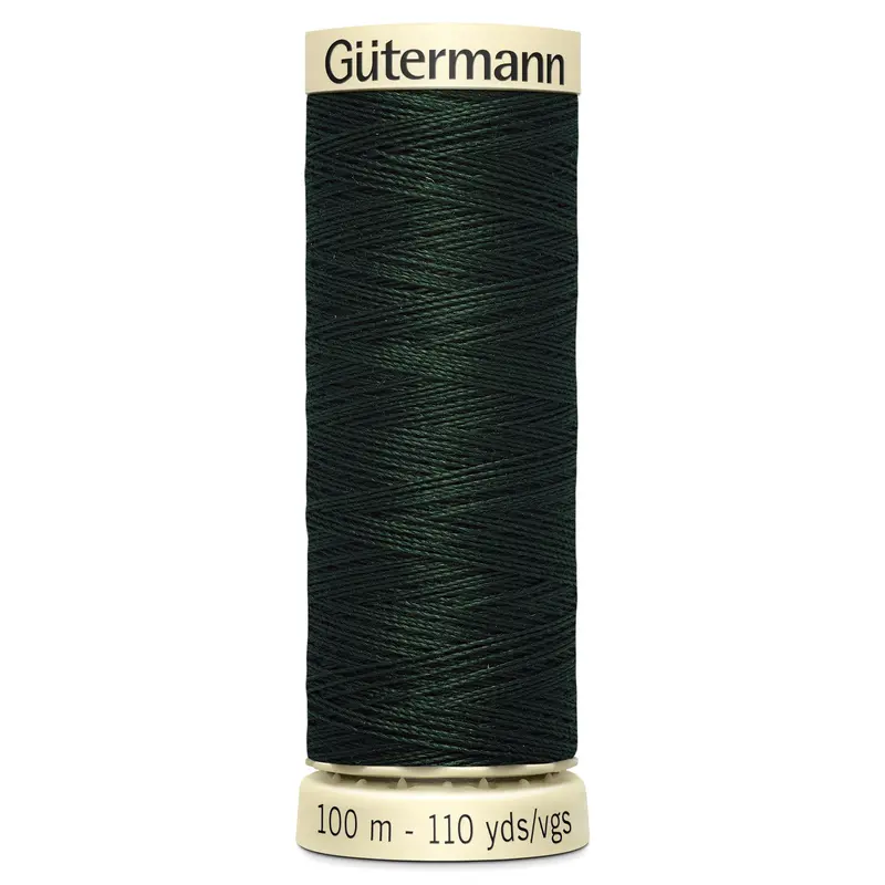 Gutermann Sew All Thread Colour 707 Very Dark Green 1