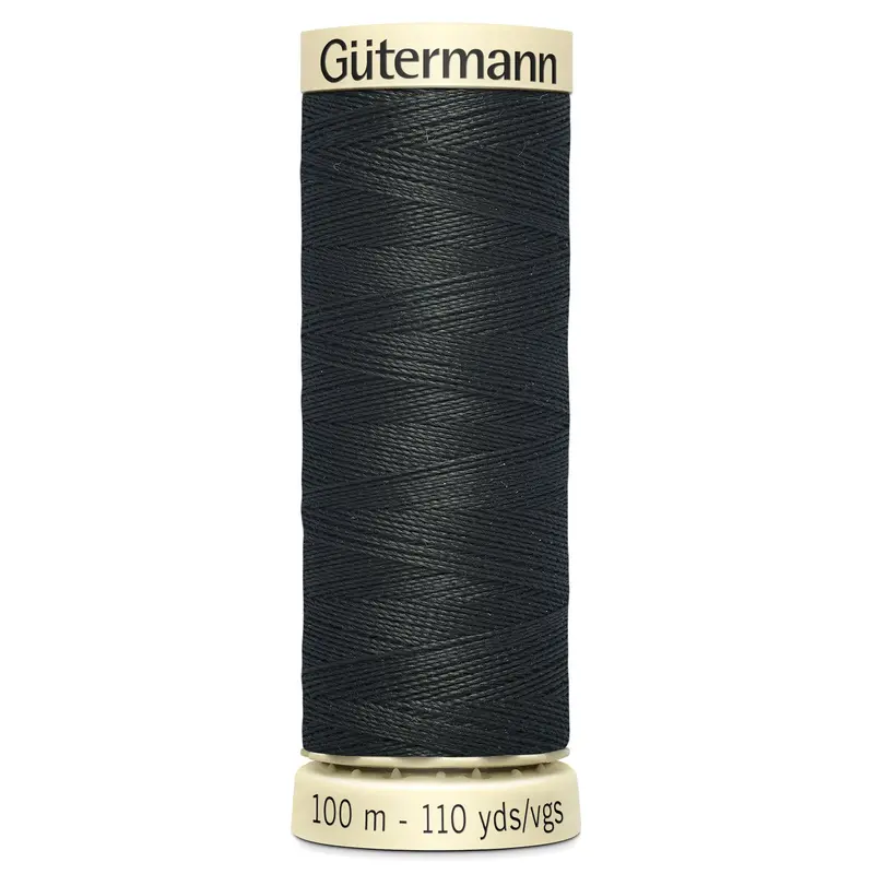 Gutermann Sew All Thread Colour 755 Almost Black 1