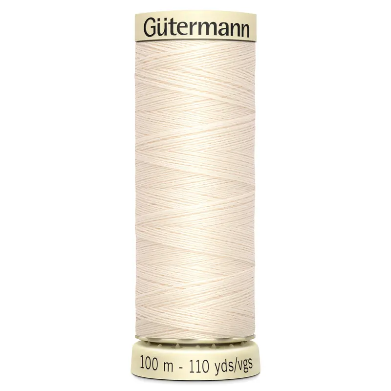 Gutermann Sew All Thread Colour 802 Ecru 1