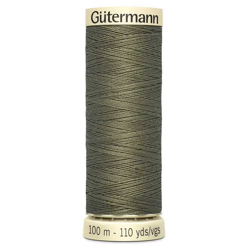 Gutermann Sew All Thread Colour 825 Dark Khaki 1