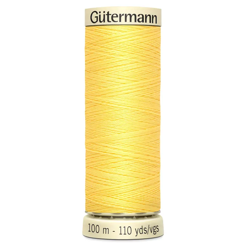 Gutermann Sew All Thread Colour 852 Yellow 1