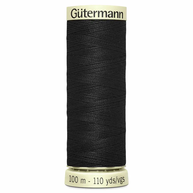 Gutermann Sew All Thread Colour Black 1