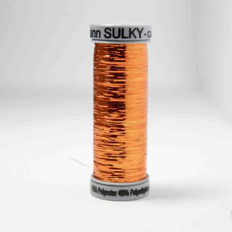 Gutermann Sliver Metallic Embroidery Thread 8006 Copper 1