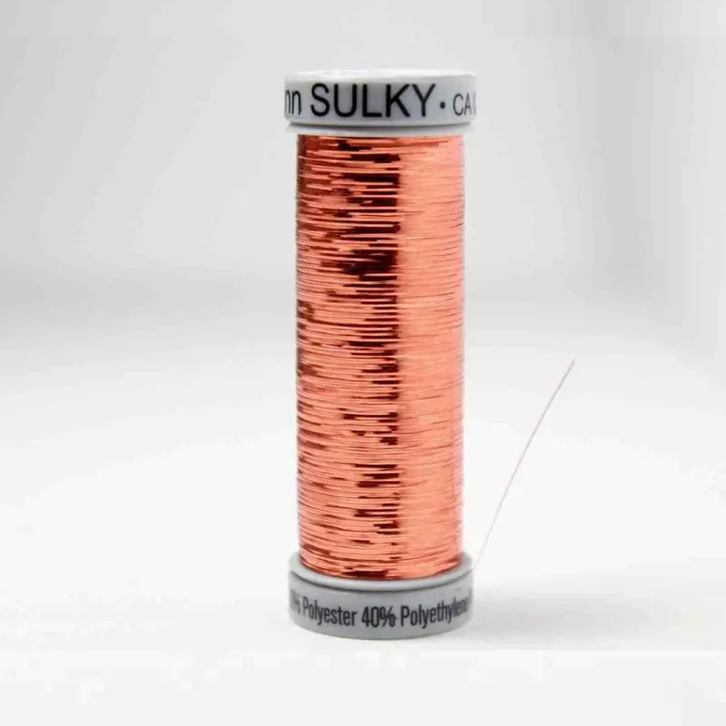 Gutermann Sliver Metallic Embroidery Thread 8011 Bronze 1