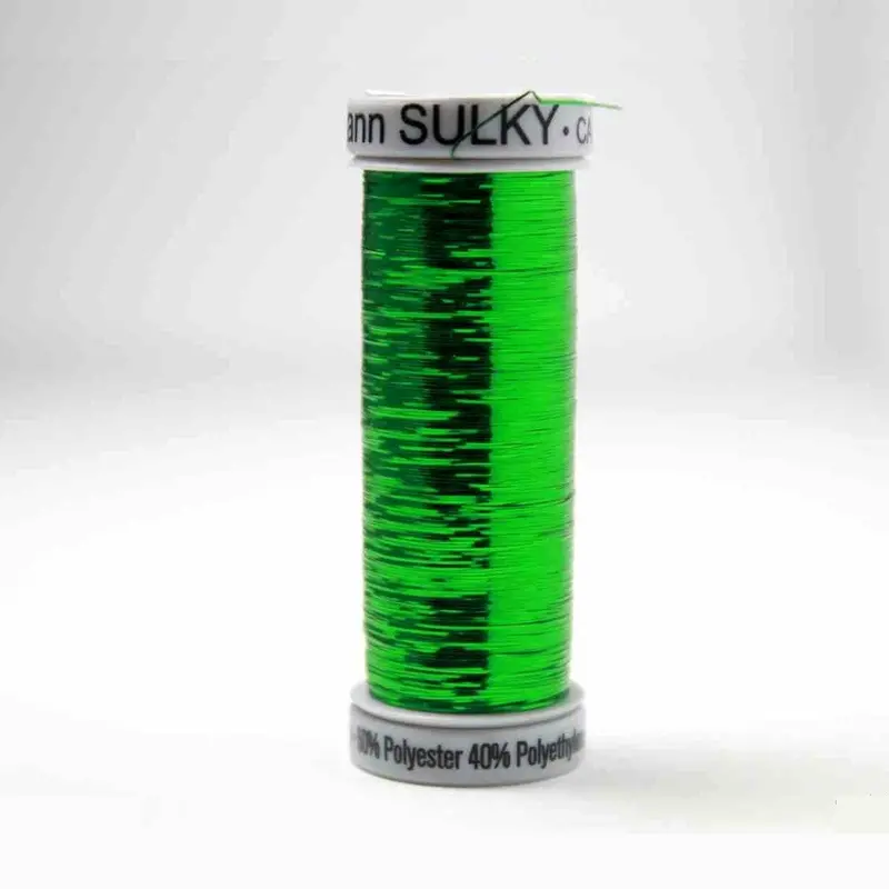 Gutermann Sliver Metallic Embroidery Thread 8019 Light Green 1