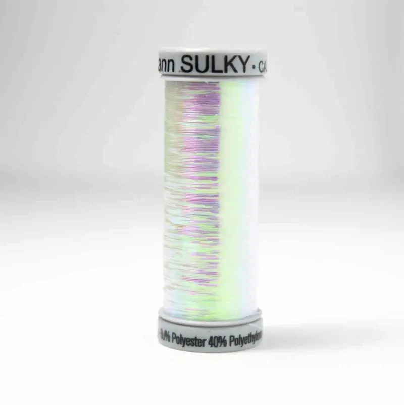 Gutermann Sliver Metallic Embroidery Thread 8040 Opalescent 1