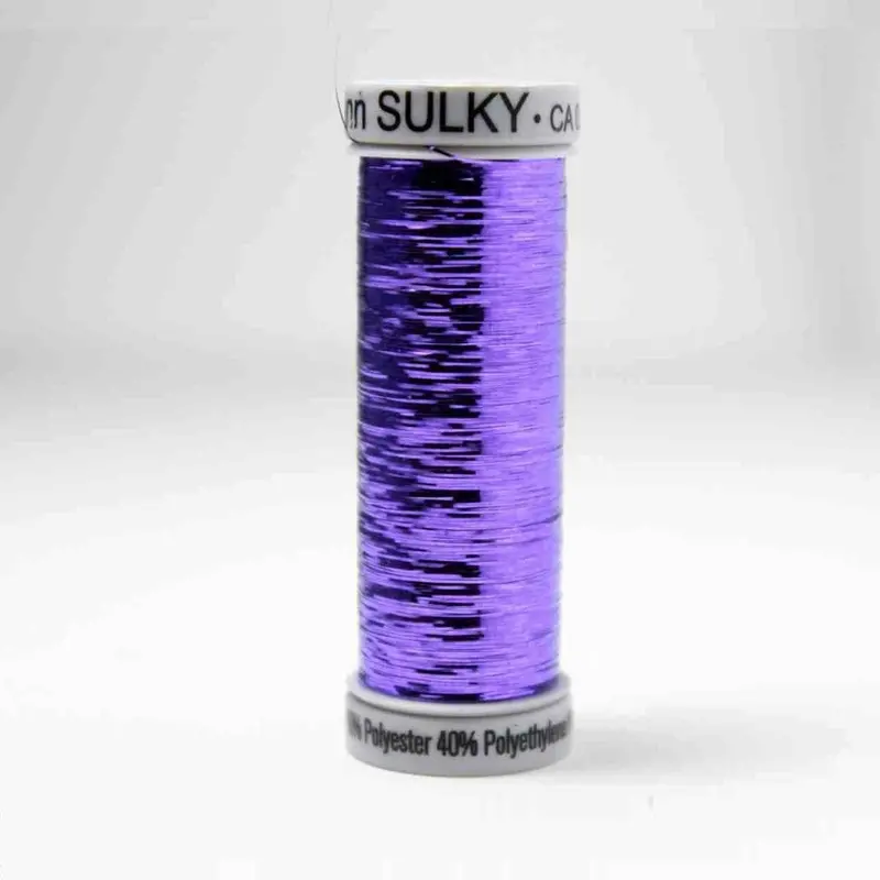 Gutermann Sliver Metallic Embroidery Thread 8050 Purple 1