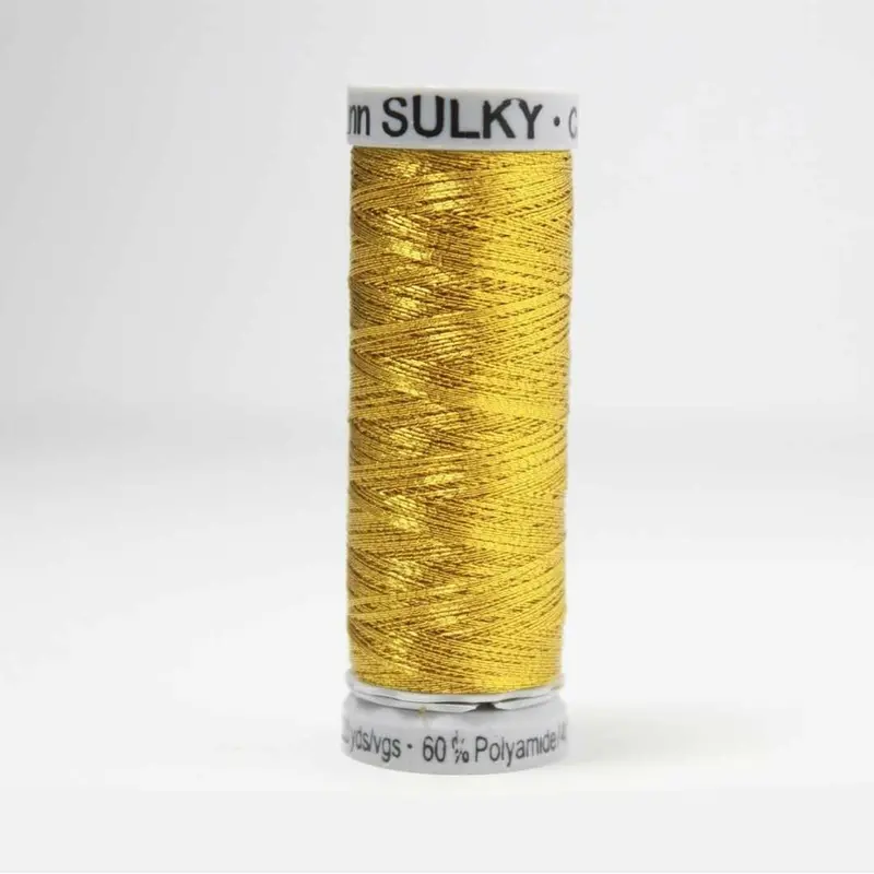 Gutermann Smooth Metallic Embroidery Thread 7005 Brass 1