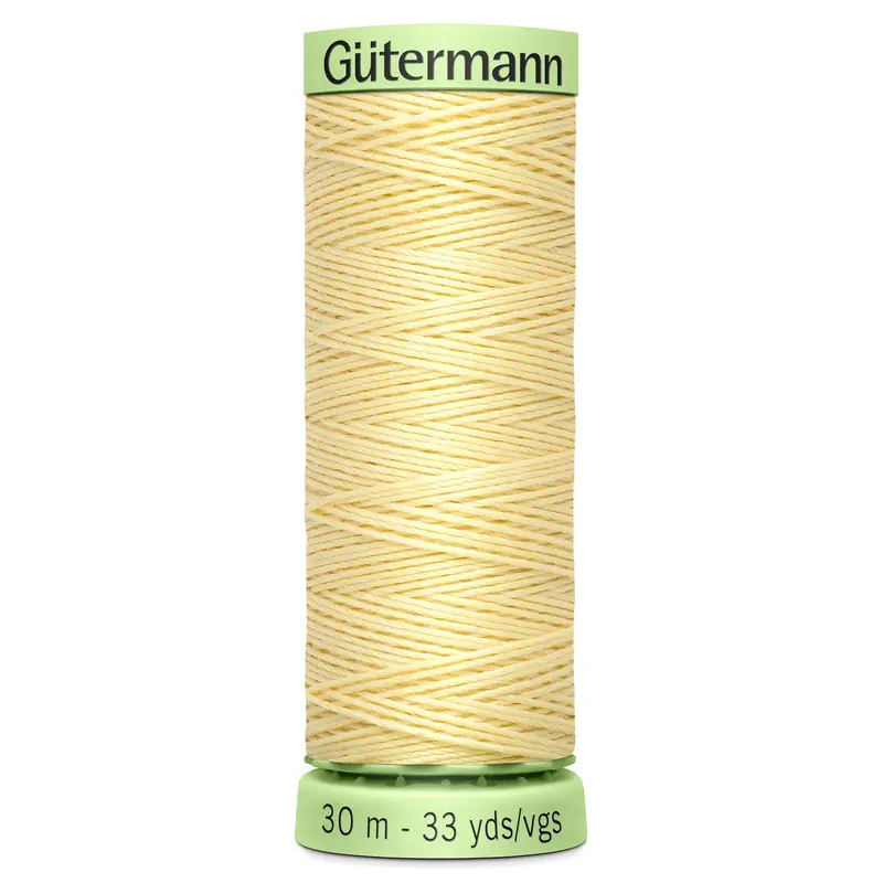 Gutermann Topstitch Thread 325 | Pale Yellow 1