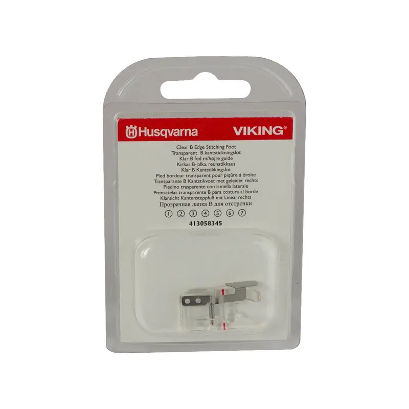 Husqvarna Viking Clear B Edge Stitching Foot 2
