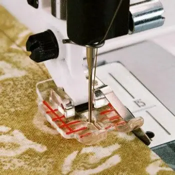 Husqvarna Viking Clear ¼” Piecing Foot With Guide 1
