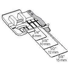 Husqvarna Viking Clear Seam Guide Foot 2