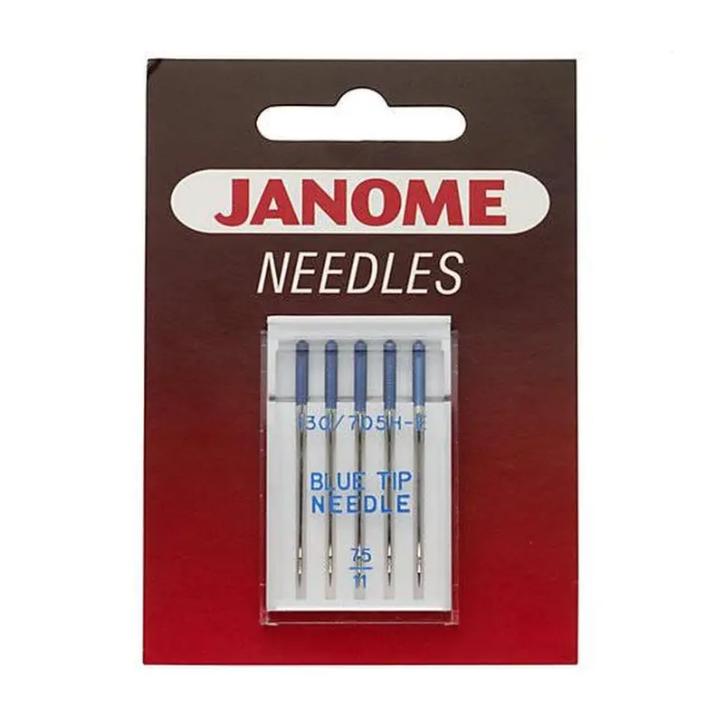 Janome Blue Tip Embroidery Machine Needles | Pack Of 5 1