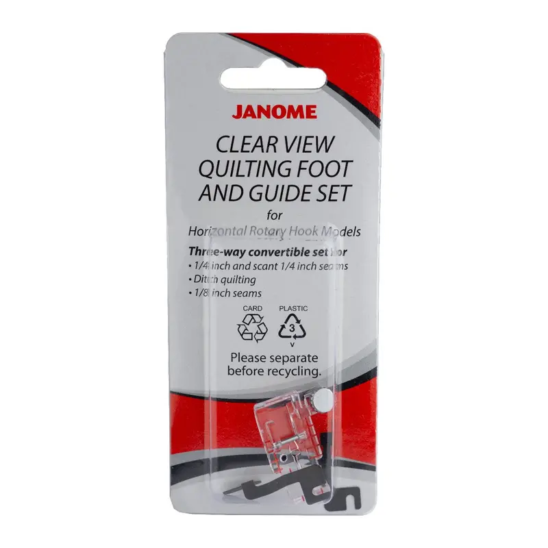 Janome Clear View Quilting Foot And Guide Set 2