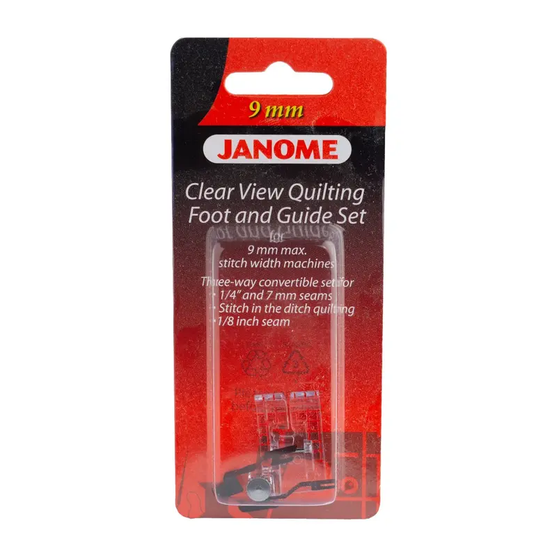 Janome Clear View Quilting Foot And Guide Set 2