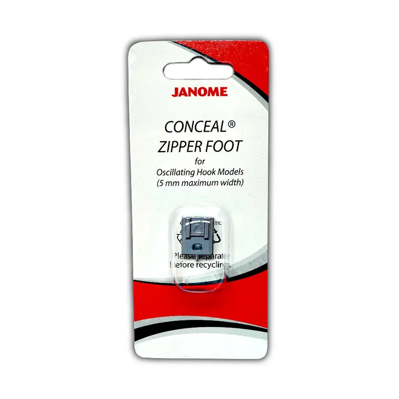 Janome Concealed Zip Foot 3