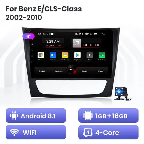 Junsun V1 Android 10.0 Carplay Car Radio Multimedia Video Player Auto Stereo Gps For Mercedes Benz W211 2002-2010 2 Din Dvd 4