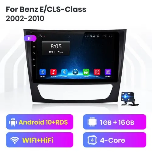 Junsun V1 Android 10.0 Carplay Car Radio Multimedia Video Player Auto Stereo Gps For Mercedes Benz W211 2002-2010 2 Din Dvd 5