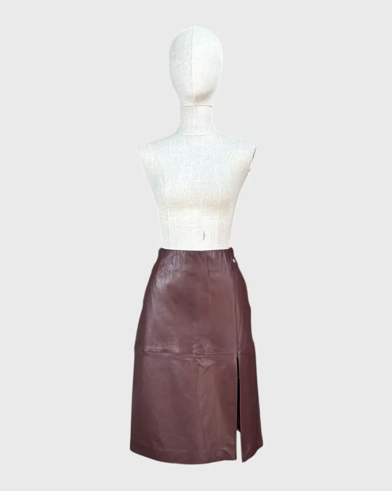 Jupe 100% Cuir Twinset , S 1
