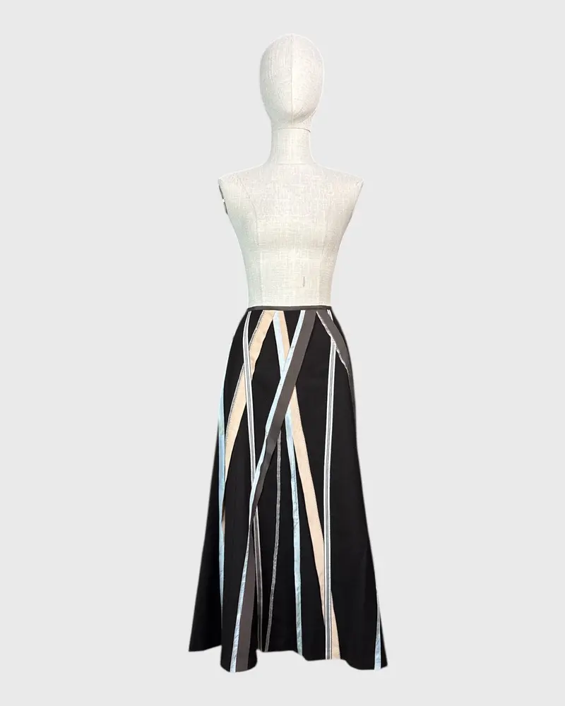 Jupe Longue 100% Laine Planet, Taille 8, 1