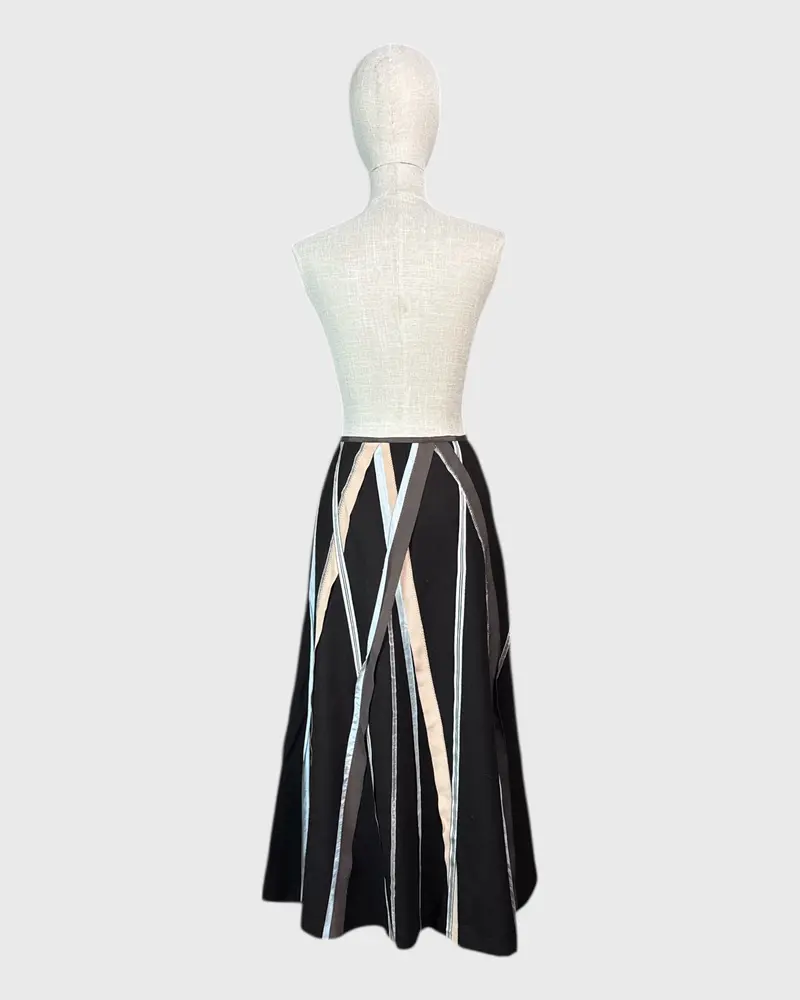 Jupe Longue 100% Laine Planet, Taille 8, 2