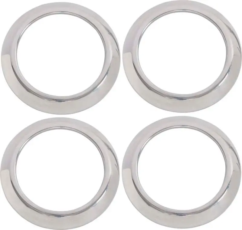 Kentrol 07-10 Jeep Wrangler Jk Air Vent Bezels 4 Pieces - Polished Silver 1