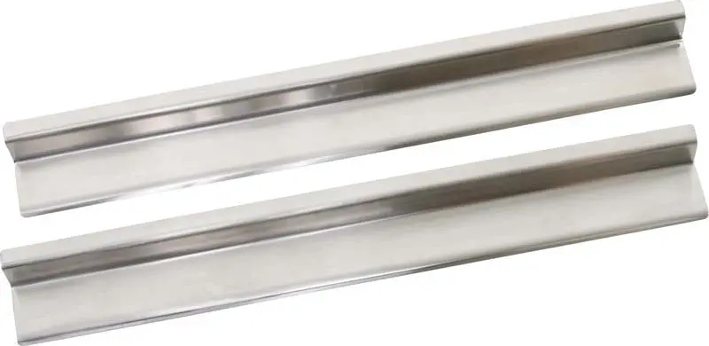 Kentrol 07-18 Jeep Wrangler Jk Entry Guards Pair 2 Door - Polished Silver 1